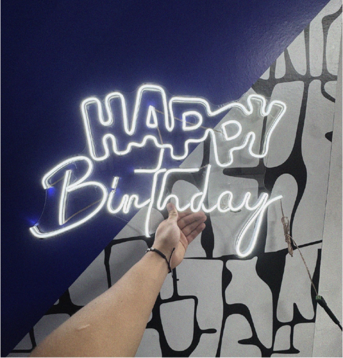 Happy Birthday REF 15 - luz blanca
